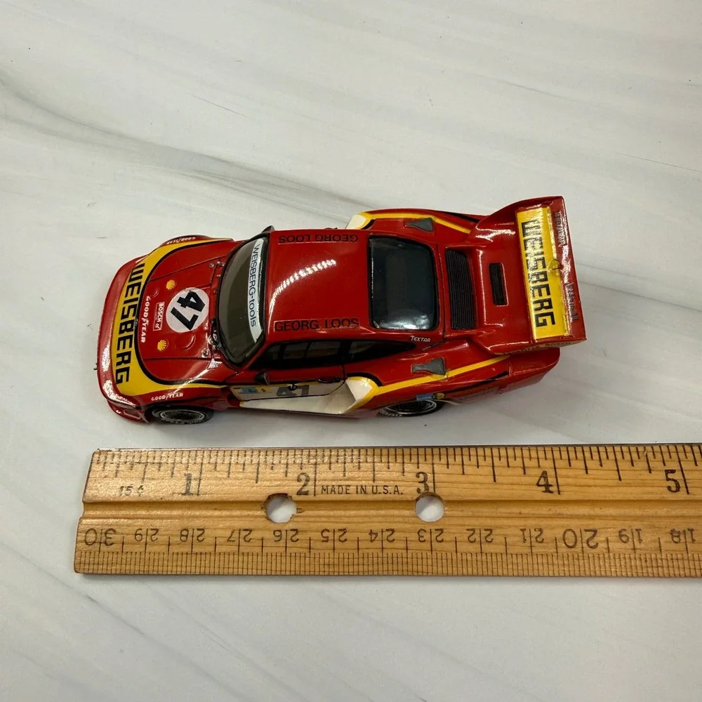 Record Porsche 935 Turbo Georg Loos Gelo Racing 1:43 Scale Model Car France Red